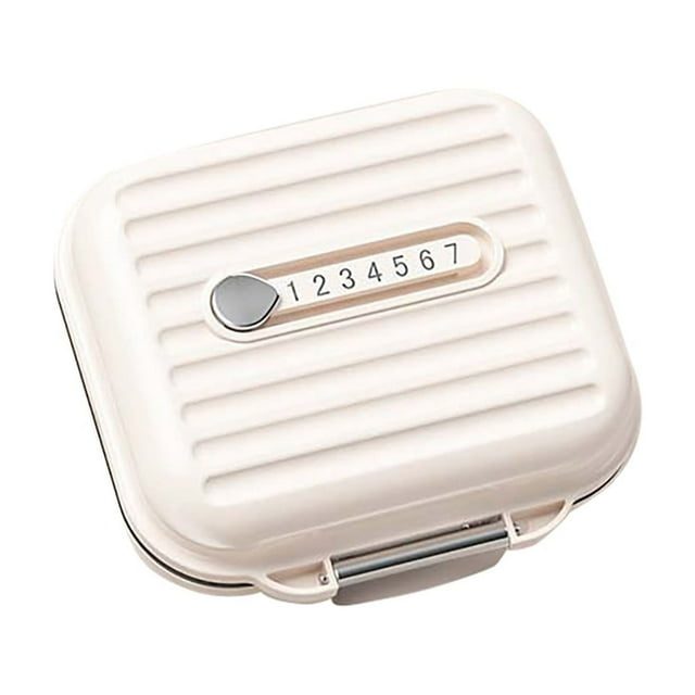 Meitianfacai Portable Medication Box Small Dispenser Three Meals A Day Mini Medication Reminder Box Seven Days A Week