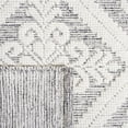 thumbnail image 6 of SAFAVIEH Vermont Trinity Floral Geometric Wool Area Rug, Ivory/Grey, 6' x 6' Round, 6 of 8