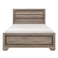 thumbnail image 3 of Lexicon Beechnut Contemporary Raised Panel Wood Full Bed in Natural, 3 of 5