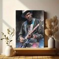 thumbnail image 6 of Guitarist Sketch Canvas Print，Minimalist Music Wall Art for Living Room Bedroom Study Office Music Room, 6 of 8