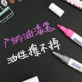 thumbnail image 4 of Ruiboury 6pcs/set Quick Drying Paint Marker Pen Smooth Writing And Waterproof Easy To Marker Pens rose hermosa 1Set, 4 of 6
