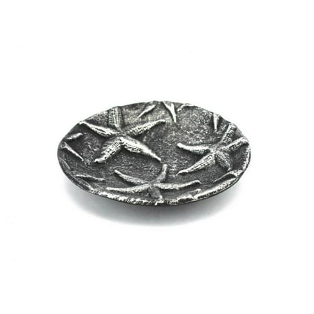 8 Decorative Plates Antique Silver Cast Iron Starfish Decorative Plate 6.5