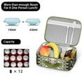 thumbnail image 5 of Rustic Chic Lunch Box – Vintage Patterned Insulated Tote for Daycare, School, and Daily Use, 5 of 6
