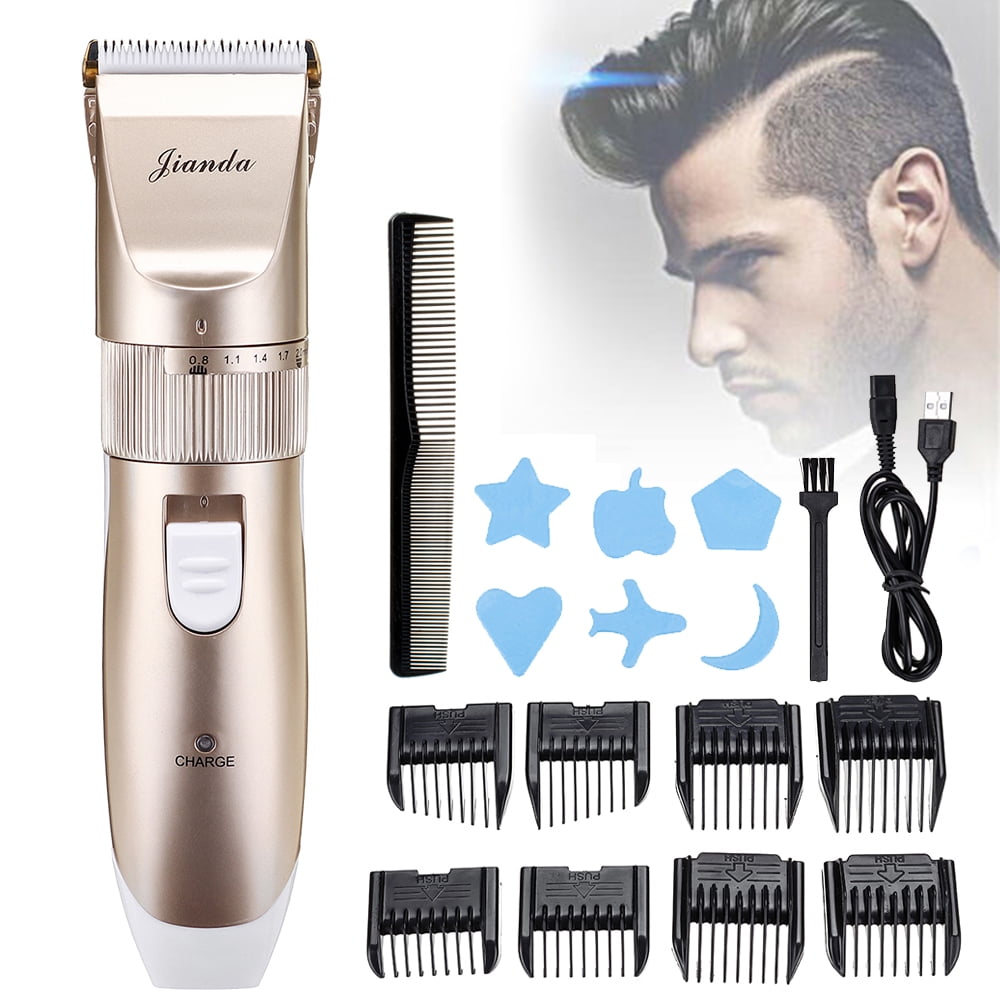 Professional Hair Clipper Trimmer Kit Rechargeable ...