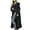 Black, variant on Women's Solid Color Long Knit Cardigan Coat Winter Fashion Versatile Casual Warm Comfortable Duster Length Outdoor Relax Wear Hooded Robe Yellow,XXL