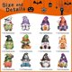 thumbnail image 3 of Magnetic Halloween Door Refrigerator Stickers,Fridges Magnets Festival Decors for Fridges and Window Festival Decors, 3 of 4