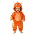 thumbnail image 2 of FASHOFT Baby Dinosaur Costume Flannel Zip Front Jumpsuits Animal Onesie 3D Hooded Tail One Piece Rompers for Birthday Gift Toddler Outfit Christmas Dress Up 13-18 Months, 2 of 9