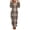 Khaki-1, variant on Flannel Pajamas for Women Fleece Fuzzy Sherpa Hooded One Piece Plaid Rompers Warm Winter Loungewear Sleepwear