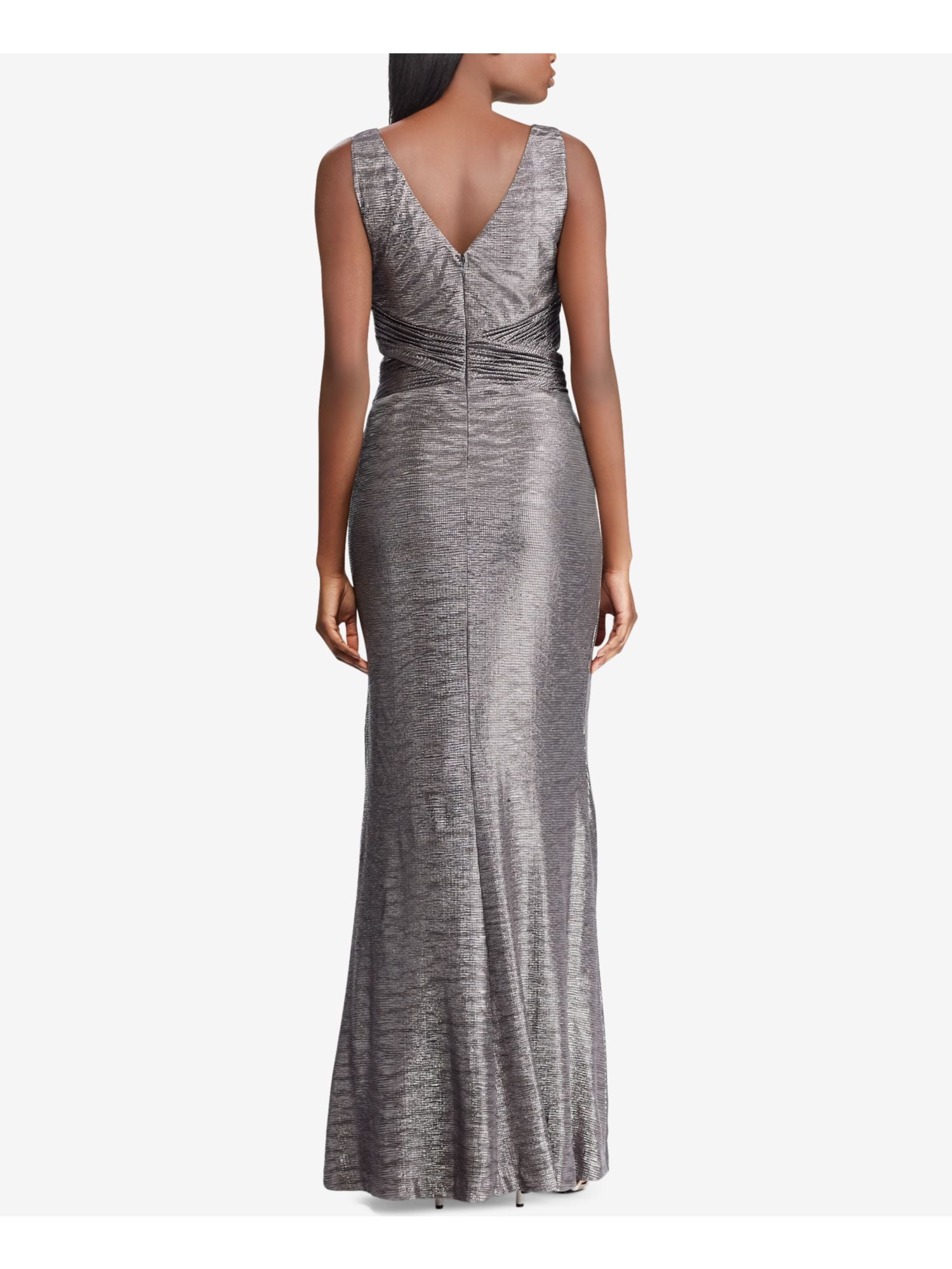 ralph lauren metallic dress