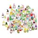 thumbnail image 1 of Paquete de stickers Fbowlsea de 100 piezas, stickers impermeables de duendes, 1 of 7