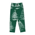 thumbnail image 4 of Junzan Christmas Trees Women'S Pajama Pants Drawstring Comfy Sleep Bottoms With Pockets, 4 of 9