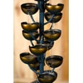 thumbnail image 3 of Hi-Line Tall Multi Level Zinc Metal Stacked Fountain, Rust-Resistant, Durable Metal Construction, 3 of 5