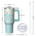 thumbnail image 2 of Chaos Coordinator Stainless Steel Tumbler Gift - 40 Oz Double Wall Insulated Cup, Keeps Drinks Hot Cold, With Straw, For Boss, Coworker, Teacher, Nurse, Mom, Wife, 2 of 5