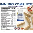 Herbal Nutrition Immune Support Supplement, 15 Ingredients Vitamin C, D ...