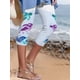thumbnail image 1 of Pantalones de yoga de playa de la serie Seaside, holgados y cómodos, con estampado 3D de borde y verano, 1 of 6