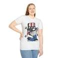thumbnail image 4 of Gnomes 4th Of July Family Gnome Lover Graphic American Flag Unisex T-Shirt, 4 of 7