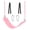 pink, variant on KINSPORY Outdoor Playground Swing Seat Set with 66-Inch Coated Chain, Sensory Swing, Snap Hooks, Hanging Straps