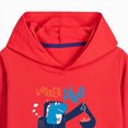thumbnail image 5 of Zuwimk Boys And Girls 2-Piece Graphic Print Hoodie Jogger Set, Athletic Outfits Elastic Waistband, Big Boy Girls Toddler Activewear(T031-Red), 5 of 5