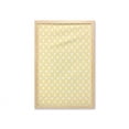 thumbnail image 1 of Abstract Wall Art with Frame, Round Circular Formations with Dots and Streaks Drawn by Hand in Monotone, Printed Fabric Poster for Bathroom Living Room, 23" x 35", Earth Yellow White, by Ambesonne, 1 of 2