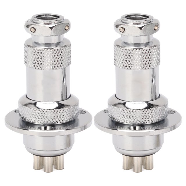 Conector de enchufe de aviación de 5 pines, 2 uds., fácil operación, enchufe de aviación para ordenador, máquina CNC, CA, CC, 250V