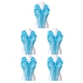 thumbnail image 1 of maskred Sturdy And Durable Lace Applique With 3D Beads And Rhinestones With Materials Are Sturdy And Durable Multiple Colors light blue B 5Set, 1 of 6