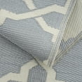 thumbnail image 3 of Beverly Rug Indoor Outdoor Reversible Plastic Area Rug - 6x9 - Grey / White, 3 of 7