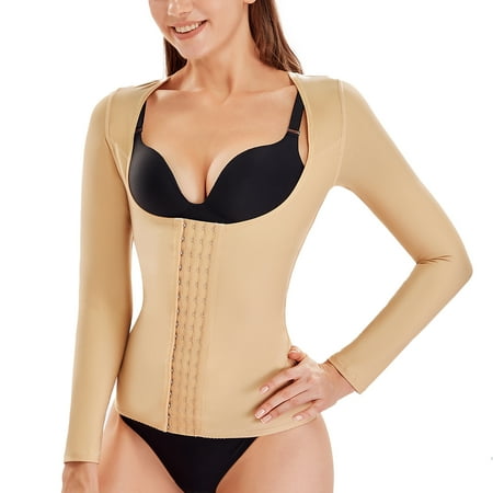 

MOLUTAN Waist Trainer Corset for Women Tummy Control Shapewear Upper Arm Shaper Post Surgical Slimmer Compression Tops