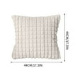 thumbnail image 5 of 18x18 Inch Standard Pillow Cover - Soft Decorative Cushion Case for Bedroom, Living Room, Sofa, Chair - Home Decor Accessory (1 Pack), 5 of 9