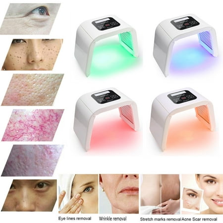 Knifun PDT 4Colors LED Light Photodynamic Facial Skin Care Rejuvenation Photon Therapy Machine US Plug, Photodynamic Light, PDT
