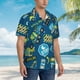 thumbnail image 3 of Fotbe Dump Truck Camisa Hawaiana para Hombre Unisex – Camisa Casual de Verano con Botones de Manga Corta de Algodón y Lino,X-Large, 3 of 7