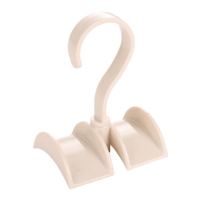 Gancho giratorio para bolsa, colgador, estante de almacenamiento, bolsa, tapa, cinturón, almacenamiento (Beige)