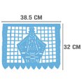 thumbnail image 3 of Papel Picado Religioso Virgen de Juquila | Guirnaldas | Enramado | 5 tiras de 5 metros | diseño religioso azil y blanco con colores vibrantes | decoración de plastico picado, 3 of 6