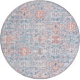 thumbnail image 3 of Unique Loom Timeless Collection Area Rug - Rome (7' 7" Round Blue/Ivory), 3 of 6