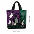 thumbnail image 3 of Halloween Tote Bag, Quilted Tote Bag, Trick Or Treat Shoulder Handbag, Large Capacity For Women, Teen Girls And Holiday Events, 3 of 5