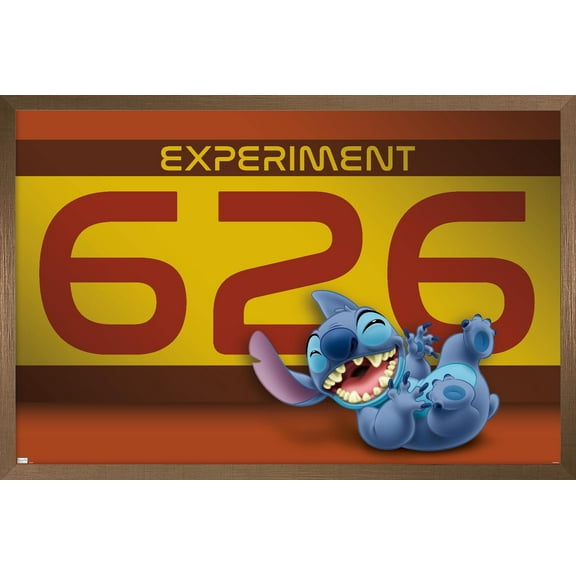 Disney Lilo and Stitch - 626 Wall Poster, 14.725" x 22.375", Framed