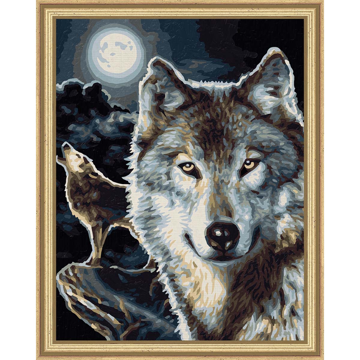 Schipper Wolves Kit & Frame PaintbyNumber Kit