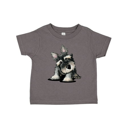 

Inktastic Curious Schnauzer Gift Toddler Boy or Toddler Girl T-Shirt