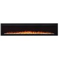 thumbnail image 1 of Napoleon Purview Wall Mount LED Flame Linear Electric Fireplace, 100 Inch Wide, 1 of 1