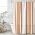 thumbnail image 2 of 66x72 Inch Shower Curtains for Bathroom, Burnt Orange Striped Fabric Bath Curtain Decor, Farmhouse Thin Vertical Stripes Waterproof Restroom Curtains Shower Set Accessories with 12 Hooks 66 Inch, 2 of 7