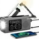 thumbnail image 2 of Radio de Emergencia con Manivela, Multifunción, AM/FM/, Solar, con Alarma SOS, 4000 MAh, Color gris, 2 of 5