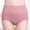 Hot Pink, variant on Women‘s Postpartum High Waist Cotton Briefs - Abdomen Support & Hip Lift Underwear with Embossed Pattern, Breathable and Comfortable for Recovery