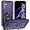 purple, variant on for Samsung Galaxy A54 5G Case for 54 Case,[Military Grade Drop Tested] Hard Back & Soft Edge Slim Protective Designed Case-Purple