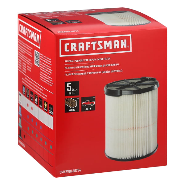 Craftsman 17612 wet/dry Vacuum 4 gallon Replacement Filter 1PCS/PK-FREE SHIPPING 