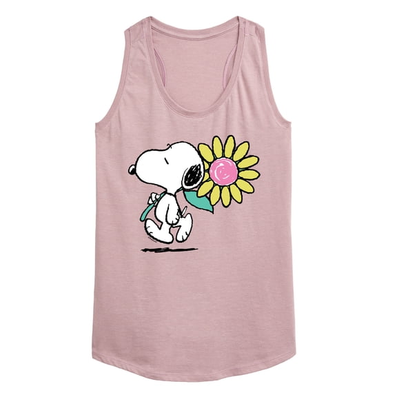 Peanuts - Snoopy Daisy - Women's Racerback Graphic Tank