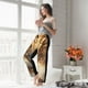 thumbnail image 5 of Balery Golden Horned White Dragon Pantalones de pijama para mujer, pijamas ultraligeros, pantalones de estar por casa-Medium, 5 of 6