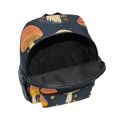 thumbnail image 6 of FORMRS Kids School Backpack with Front Zippered Pocket 12" Student Travel Daypack, Black Mushroom Pattern, 6 of 6