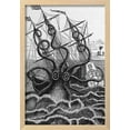 thumbnail image 2 of Octopus Attacking a Ship, Animals Framed Art Print Wall Art by Middle Temple Library Sold by Art.Com, 2 of 6