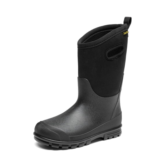Dream Pairs Boys' Waterproof Outdoor Boots Handle-Equipped Shoes for Rain, Snow, Mud & Cold (Little/Big Kids)