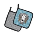 thumbnail image 2 of Carolines Treasures BB1663PTHD Snowflake Saluki Pair of Pot Holders , 7.5HX7.5W, multicolor, 2 of 3