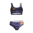 thumbnail image 5 of Kdxio Mystery House Halloween Night for Womens High Waisted Bikini Top Sports Style Two Piece Bathing Suits, 5 of 5